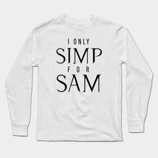 Sam Simp - White Long Sleeve T-Shirt